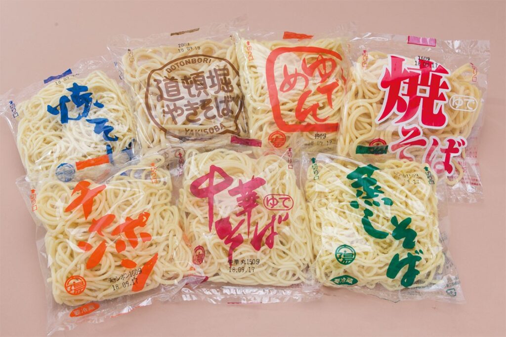 ゆで麺各種