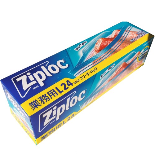 ジップロックフリーザーバッグL24枚