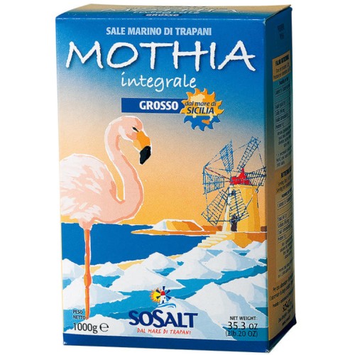 “モティア” サーレ・インテグラーレ・グロッソ（粗粒）１㎏