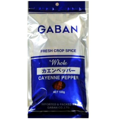 ギャバン カエンペパーホール100g