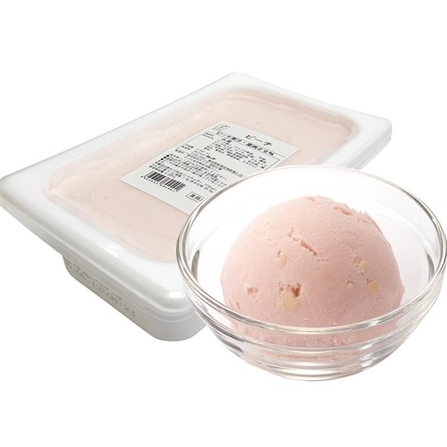 フルーツソルベ果肉入り白桃２L